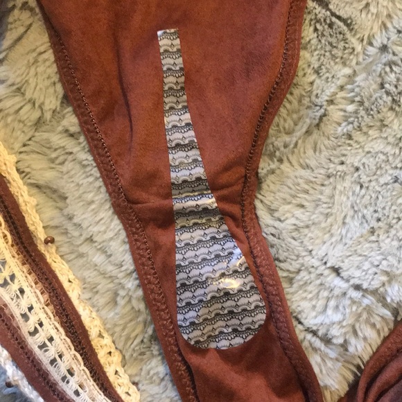 BNWOT Ale by Alessandra faux suede boho bikini π - Picture 3 of 7